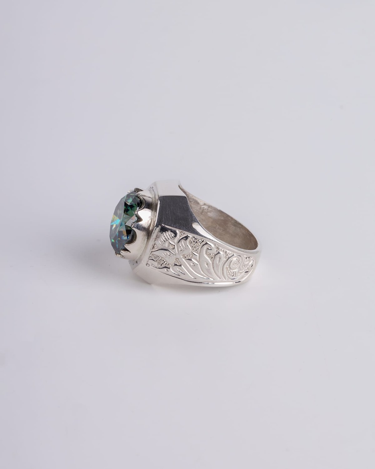 Men’s Diamond Moissanite Ring 1
