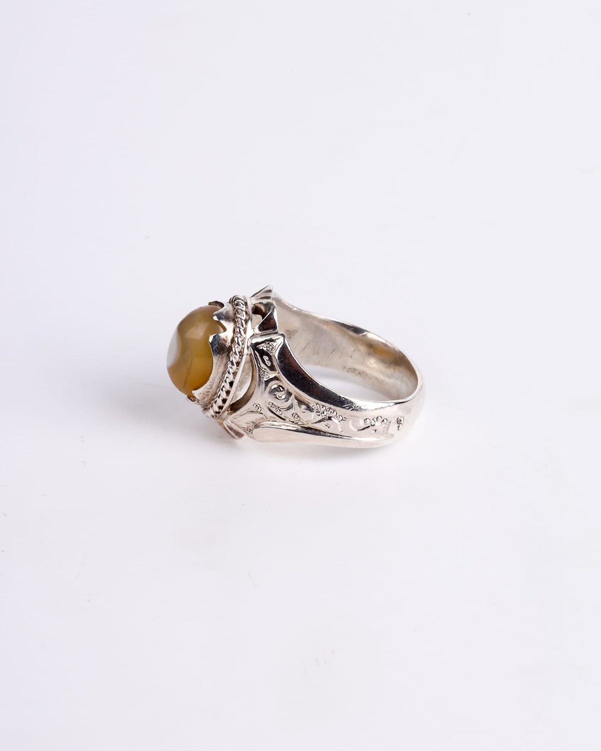 Men's 925 Sterling Silver Ruby Ring 2