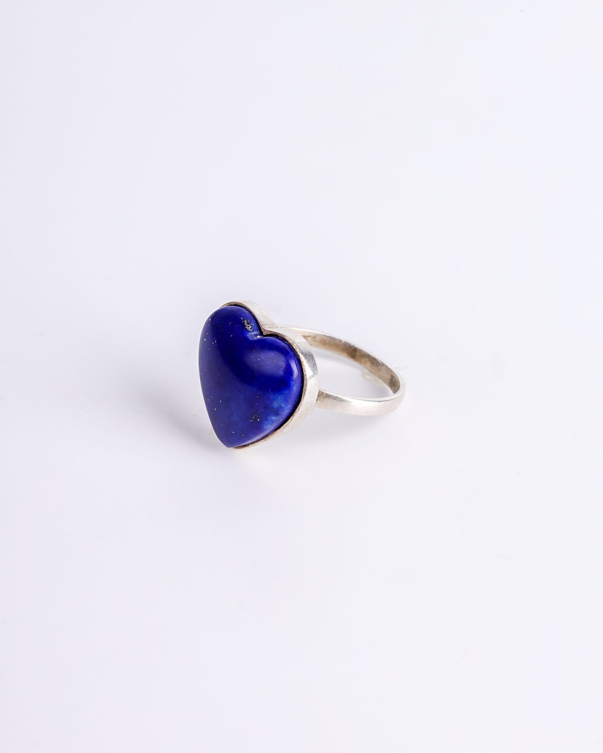 Women’s Heart Lapis Lazuli Ring 5