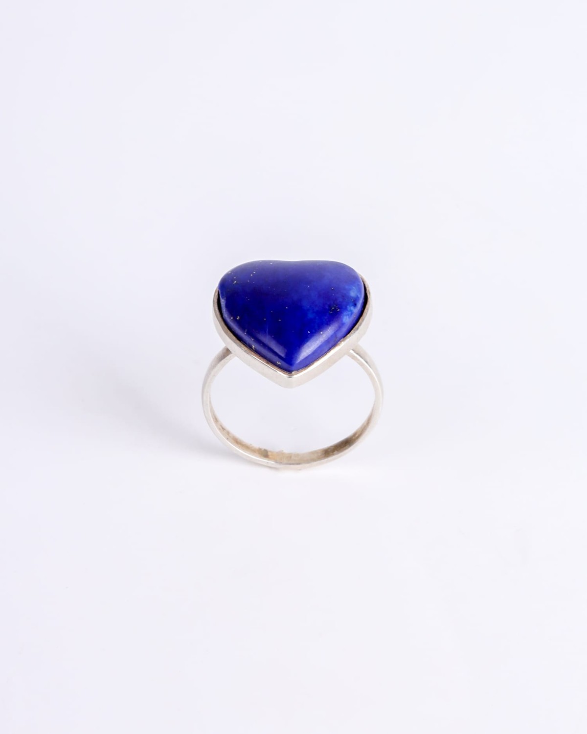 Women’s Heart Lapis Lazuli Ring 4