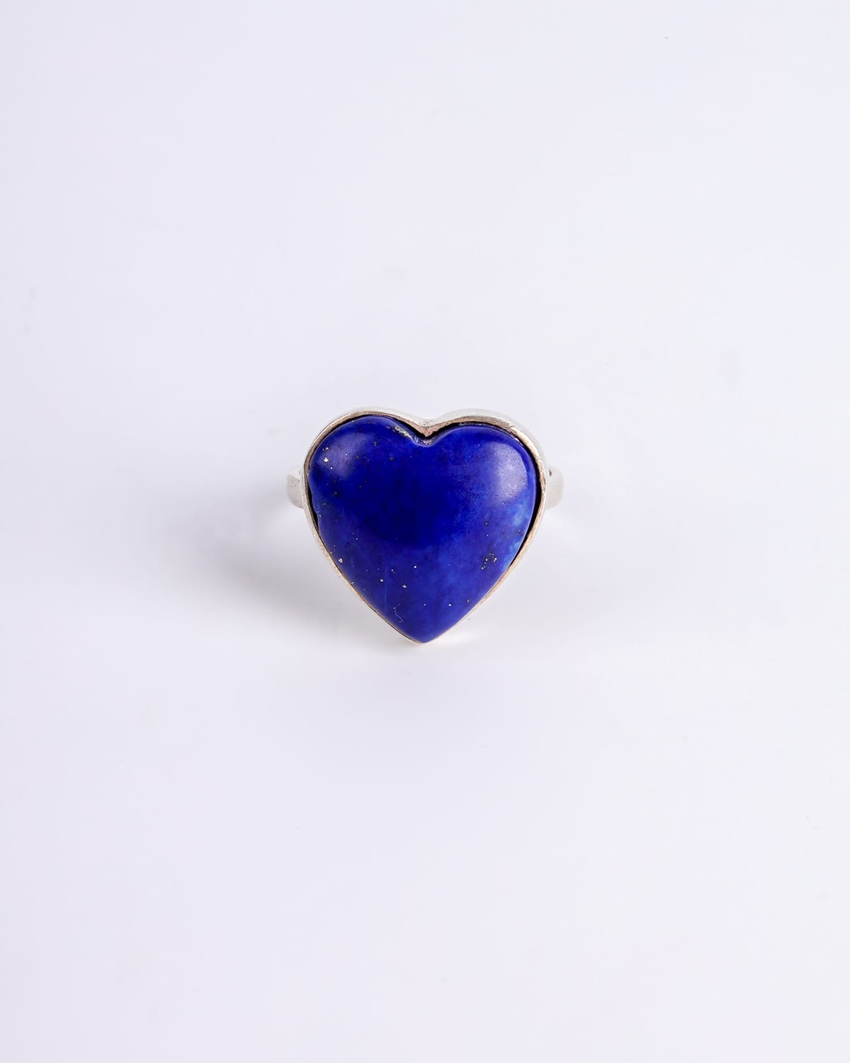 Women’s Heart Lapis Lazuli Ring 1