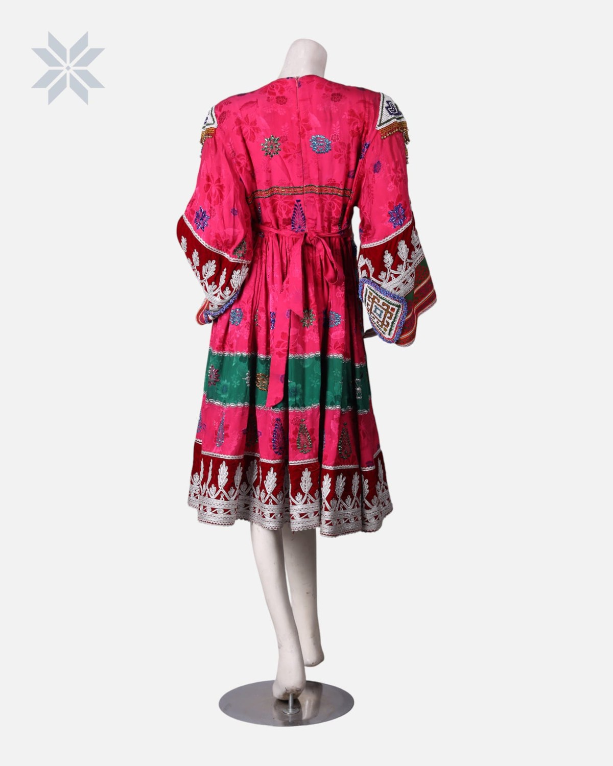 Gand Afghani Dress Charmah Dozi Traditional Kandahari Collar 2