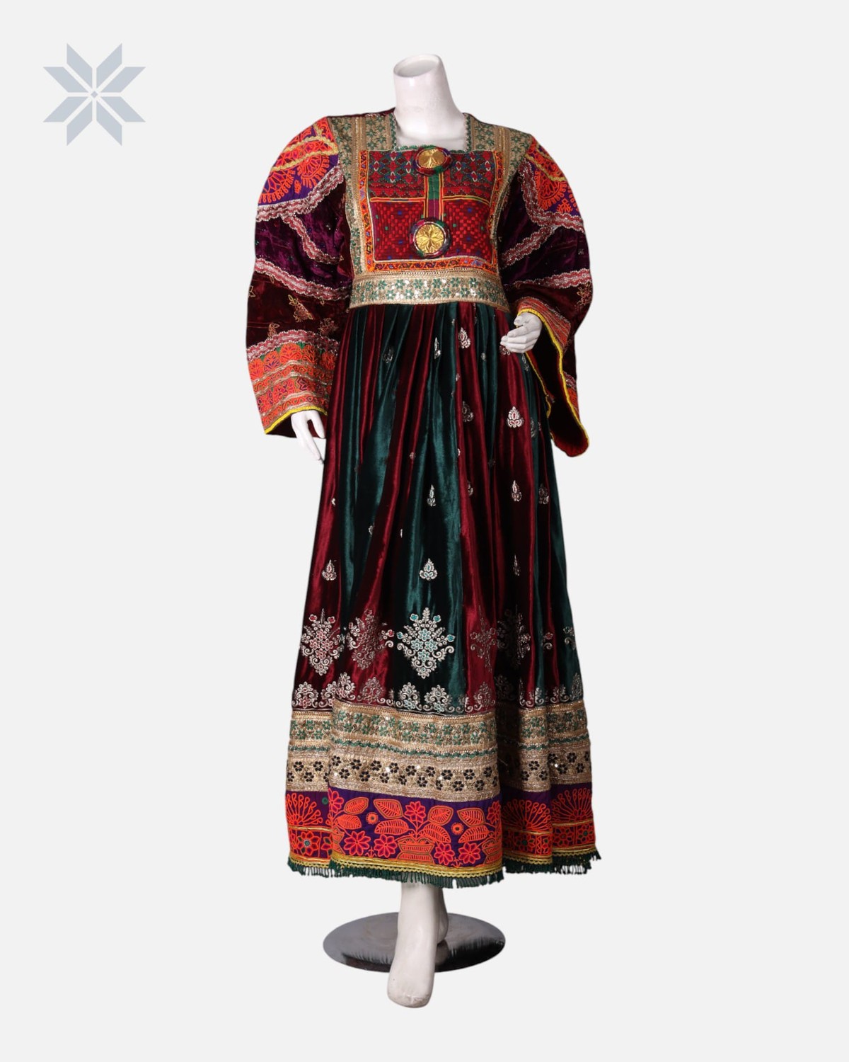 Handmade Ghand Afghani Velvet Dress 2