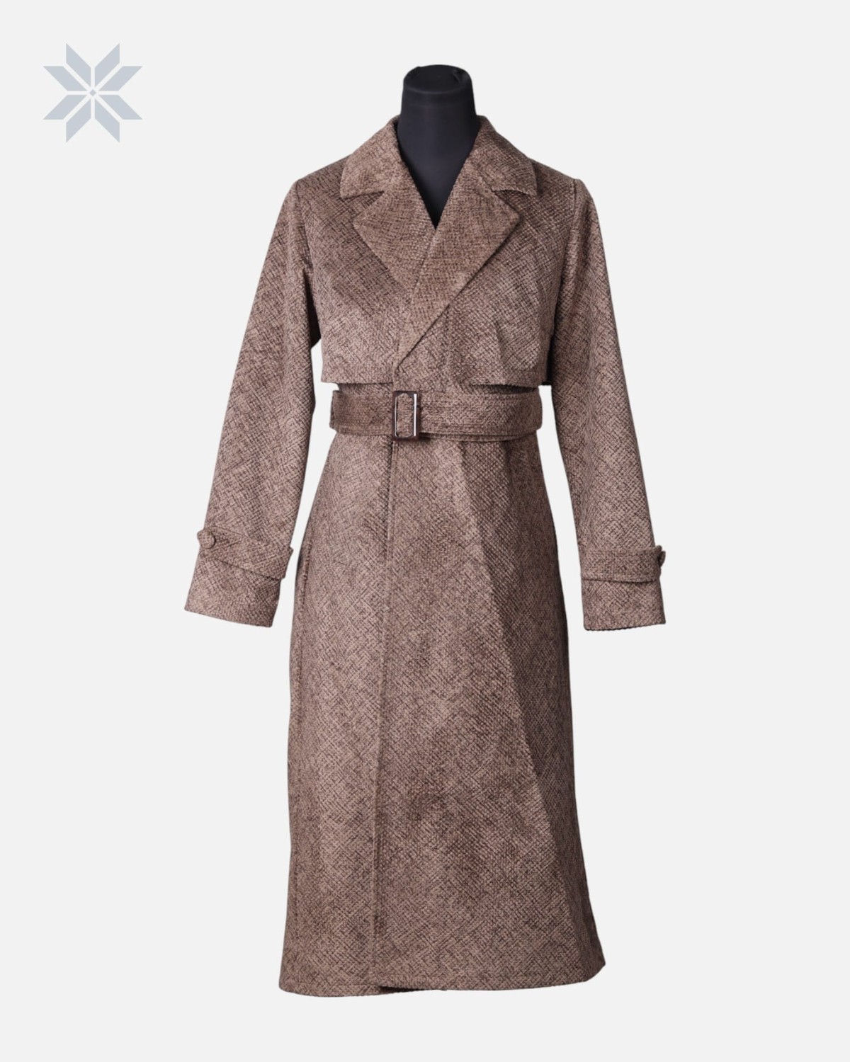Women’s Suede Long Coat 2