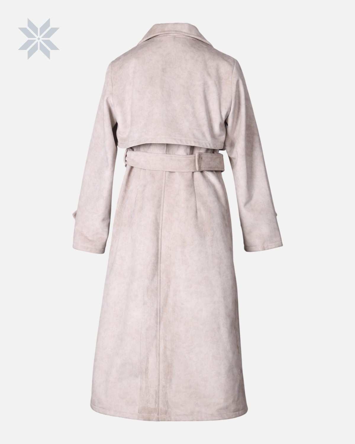 Classic Women’s Suede Long Coat Handmade 5