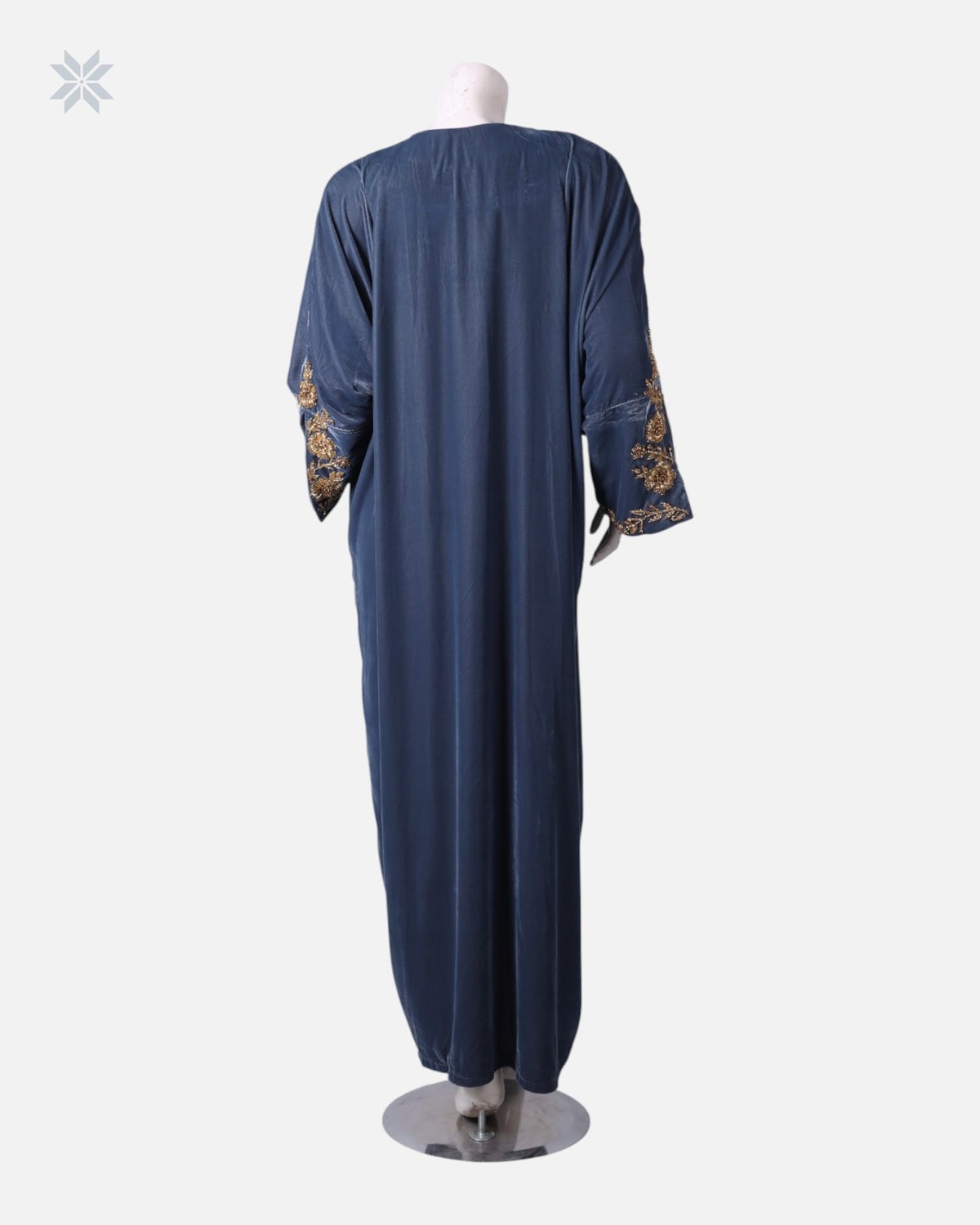 Handmade Embroidered Silk Dress 8