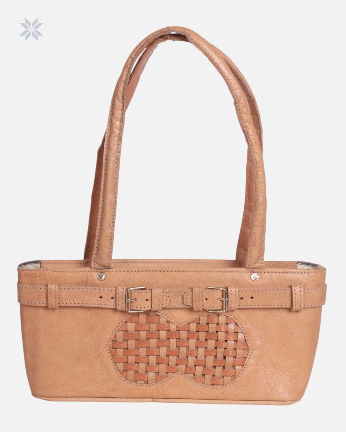 Handmade Woven Leather Bag 3