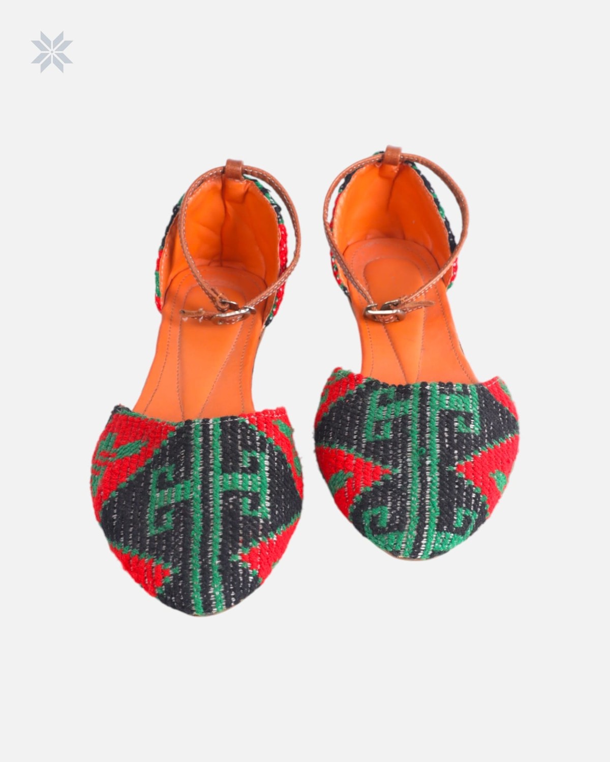 Handcrafted Embroidered Flat Shoes 9