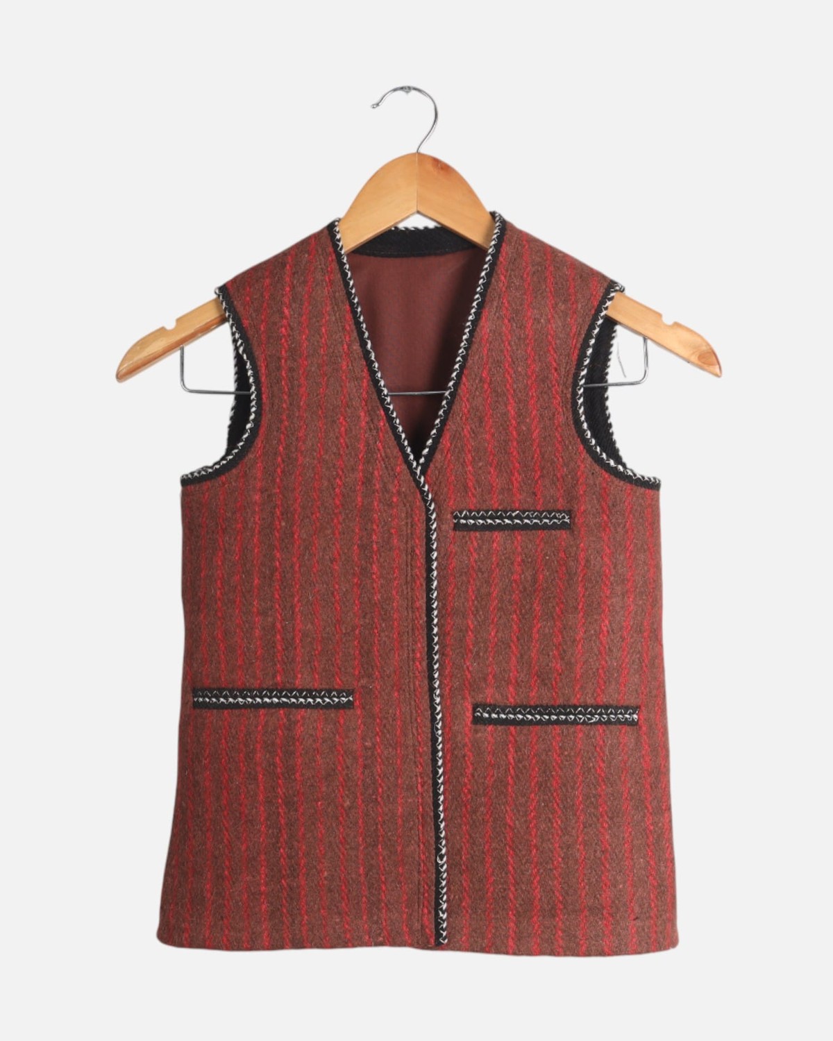 Handmade Afghan Men's Vest 5