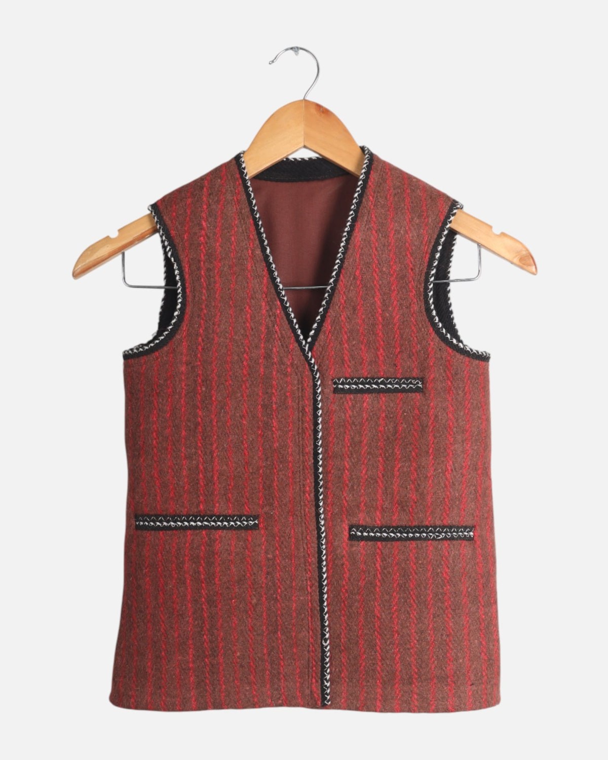 Handmade Afghan Men's Vest 6