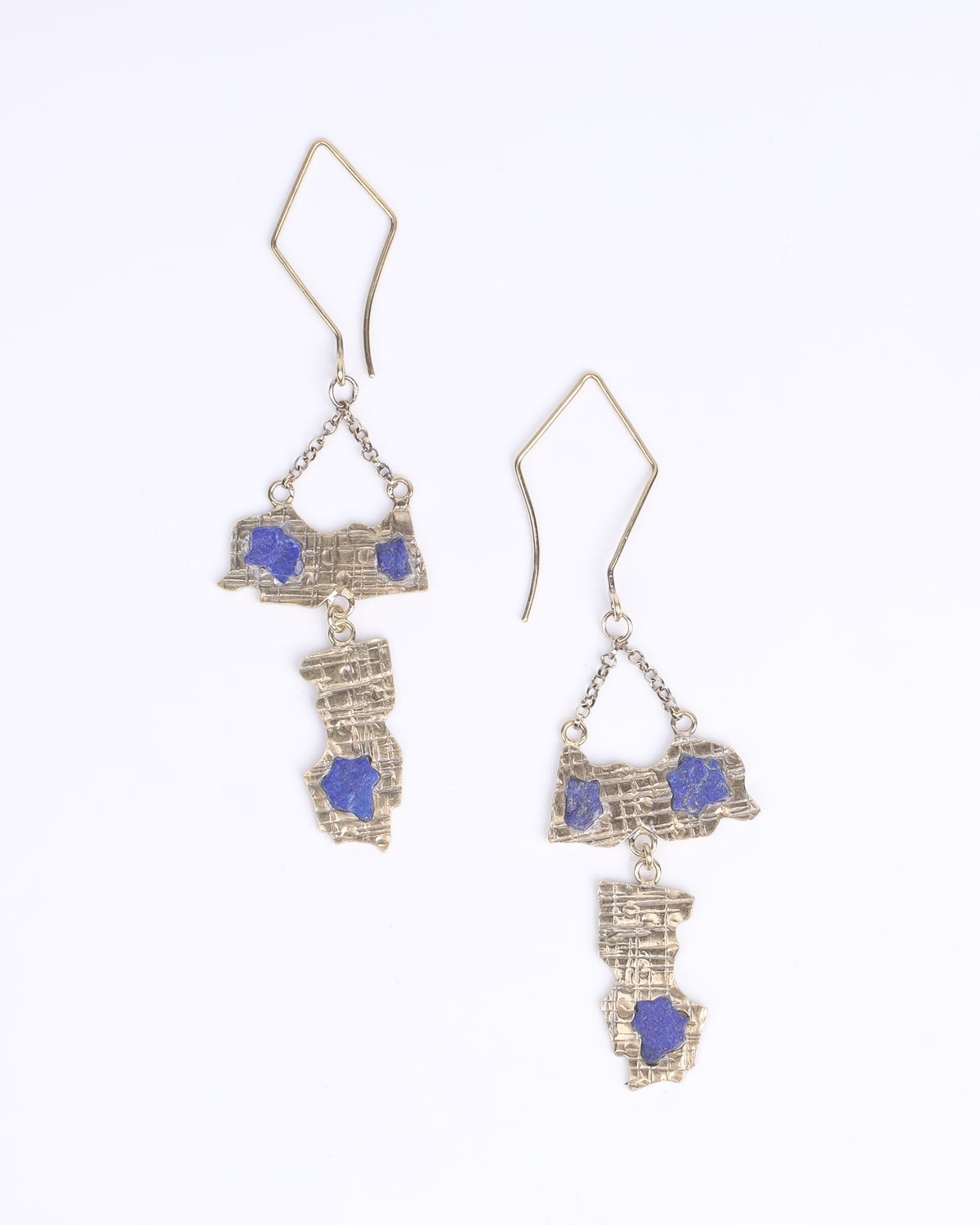 Textured Earrings Handmade 3