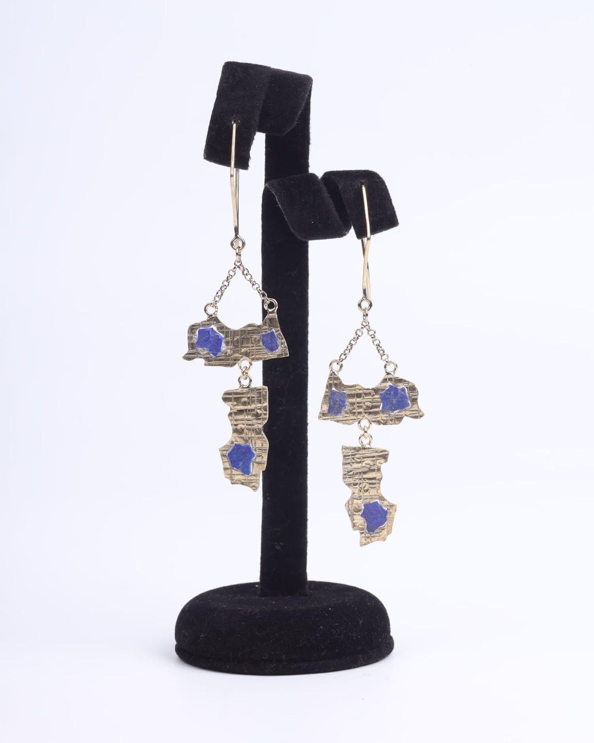 Textured Earrings Handmade 2