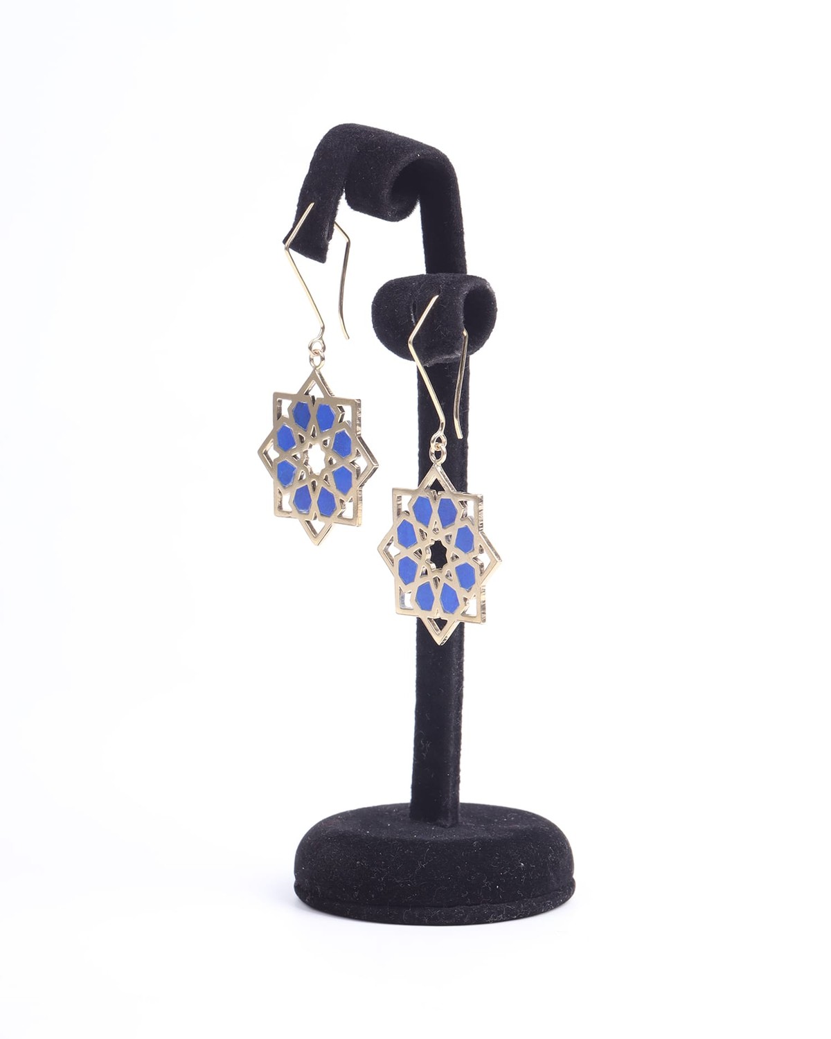 Handmade Brass Earrings with Gold Plating 3