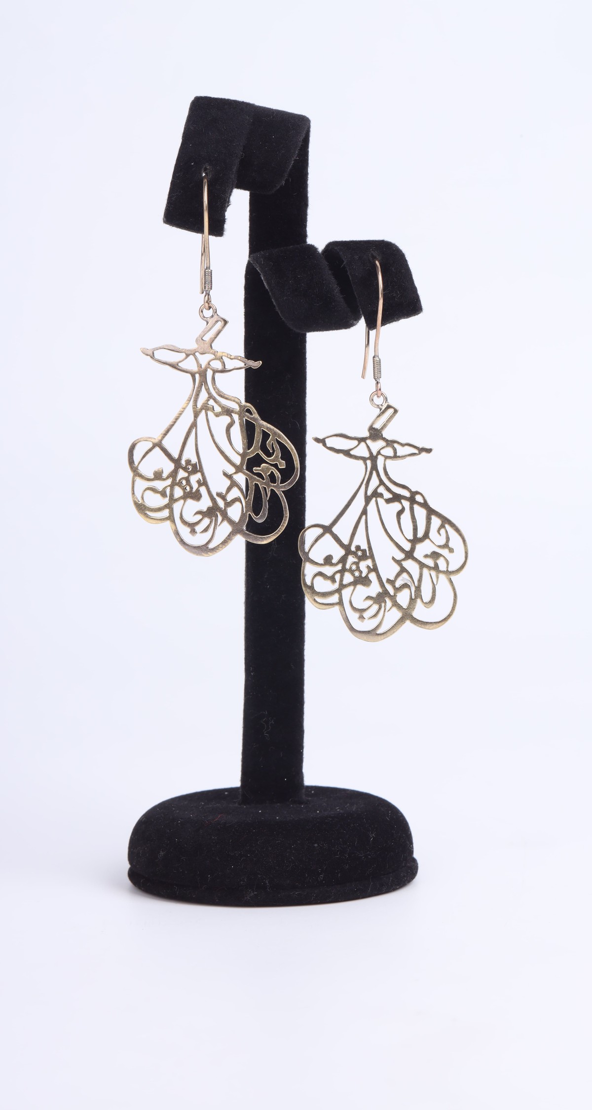 Handmade Brass Earrings with Gold Plating 2