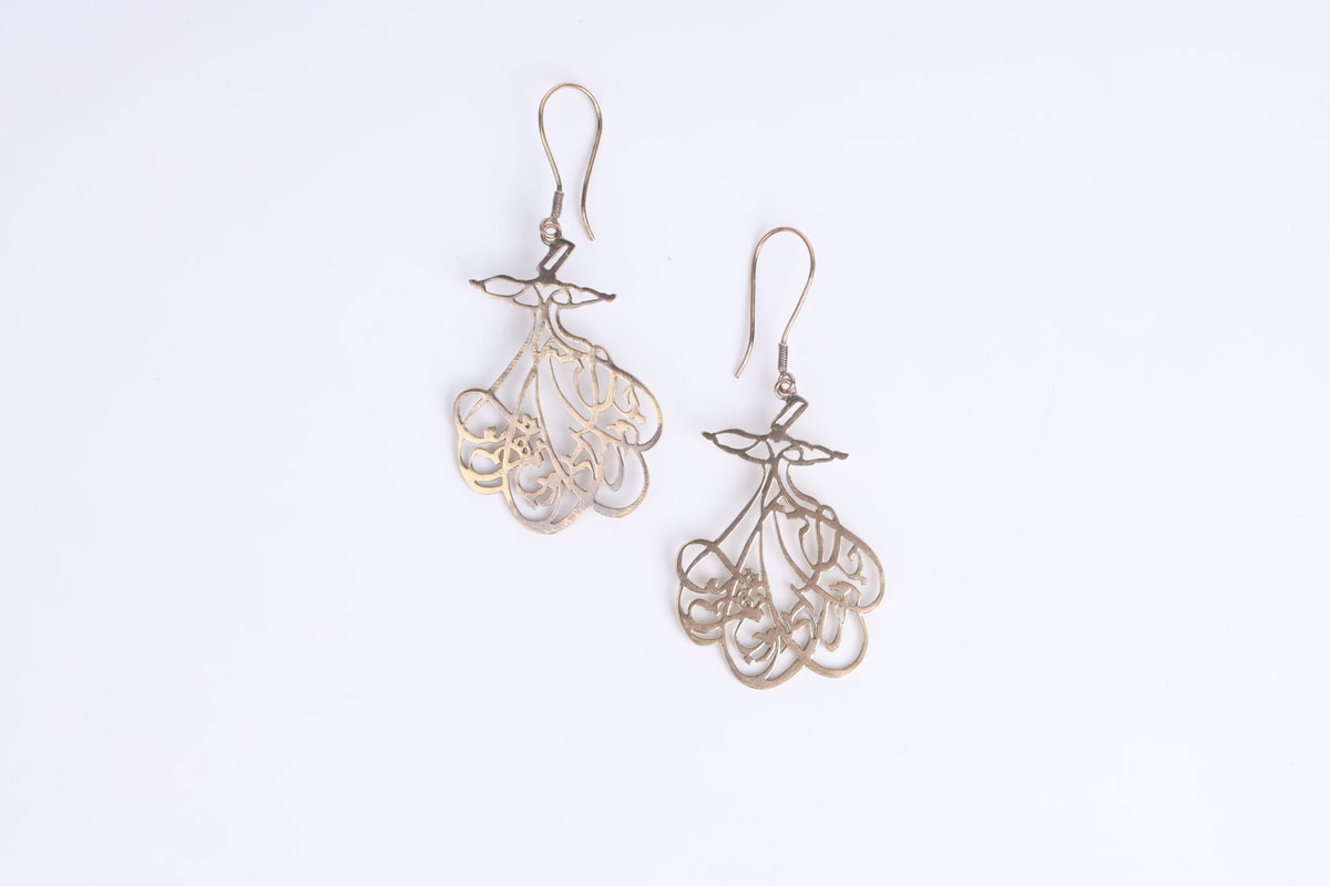 Handmade Brass Earrings with Gold Plating 3