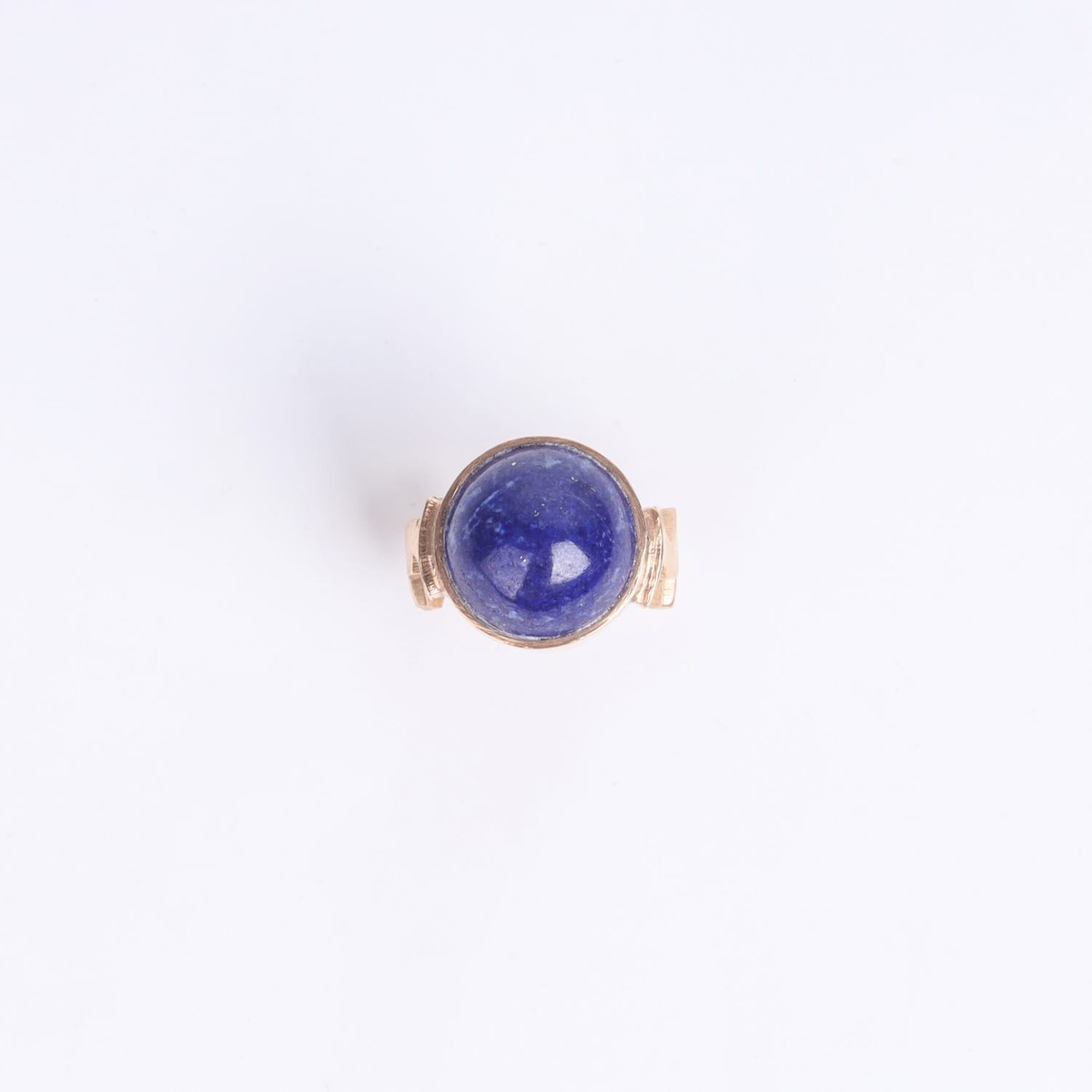 Lapis Lazuli Ring with Brass & Gold Plating 3