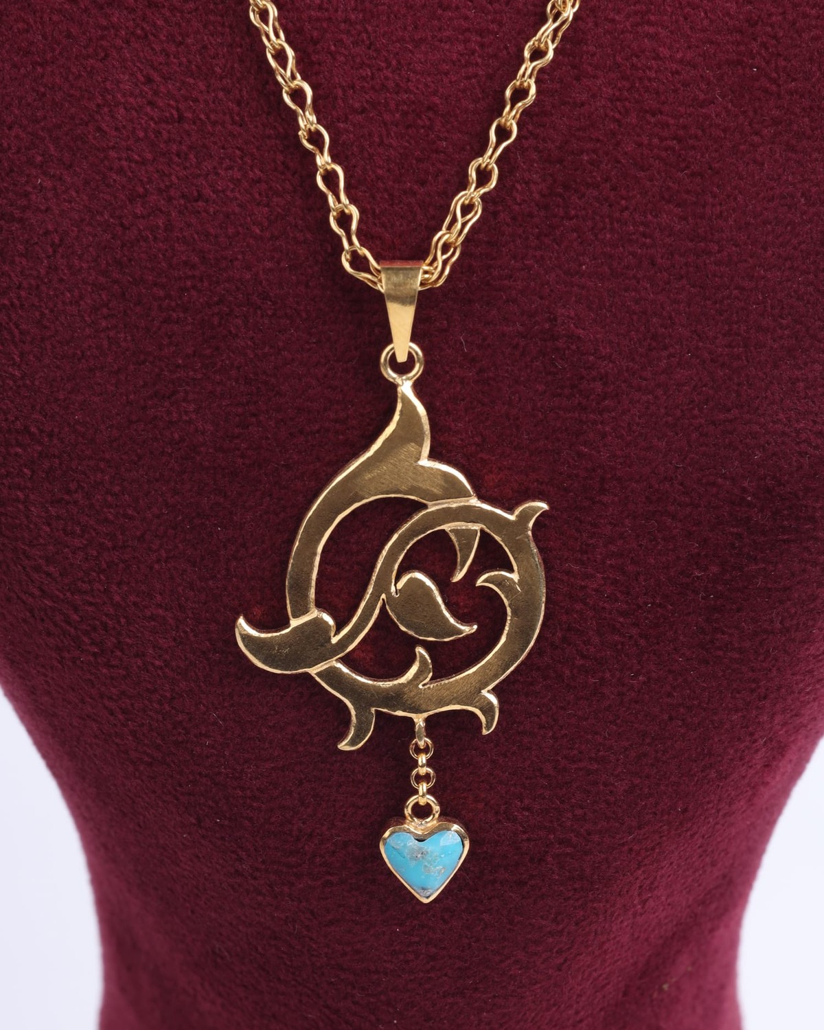 Handmade Necklace with Amethyst & Gold Plating 4