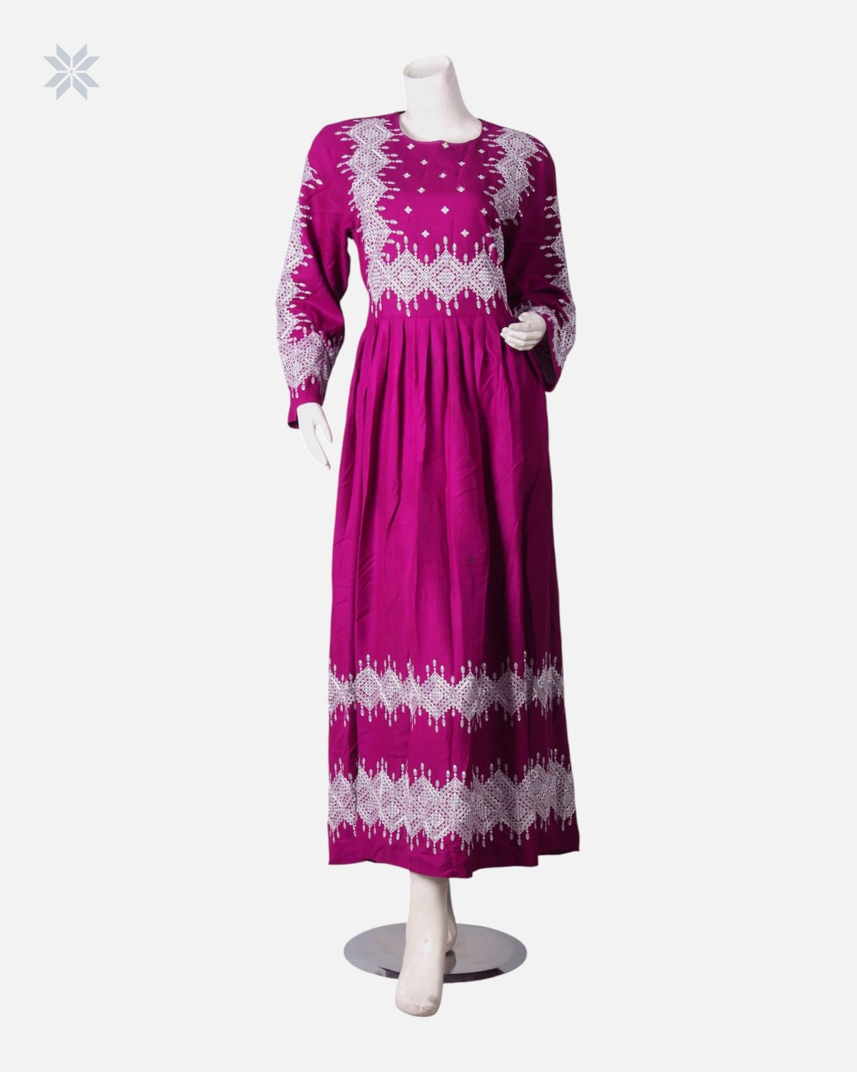 Afghani Hazara Purple Dress 5