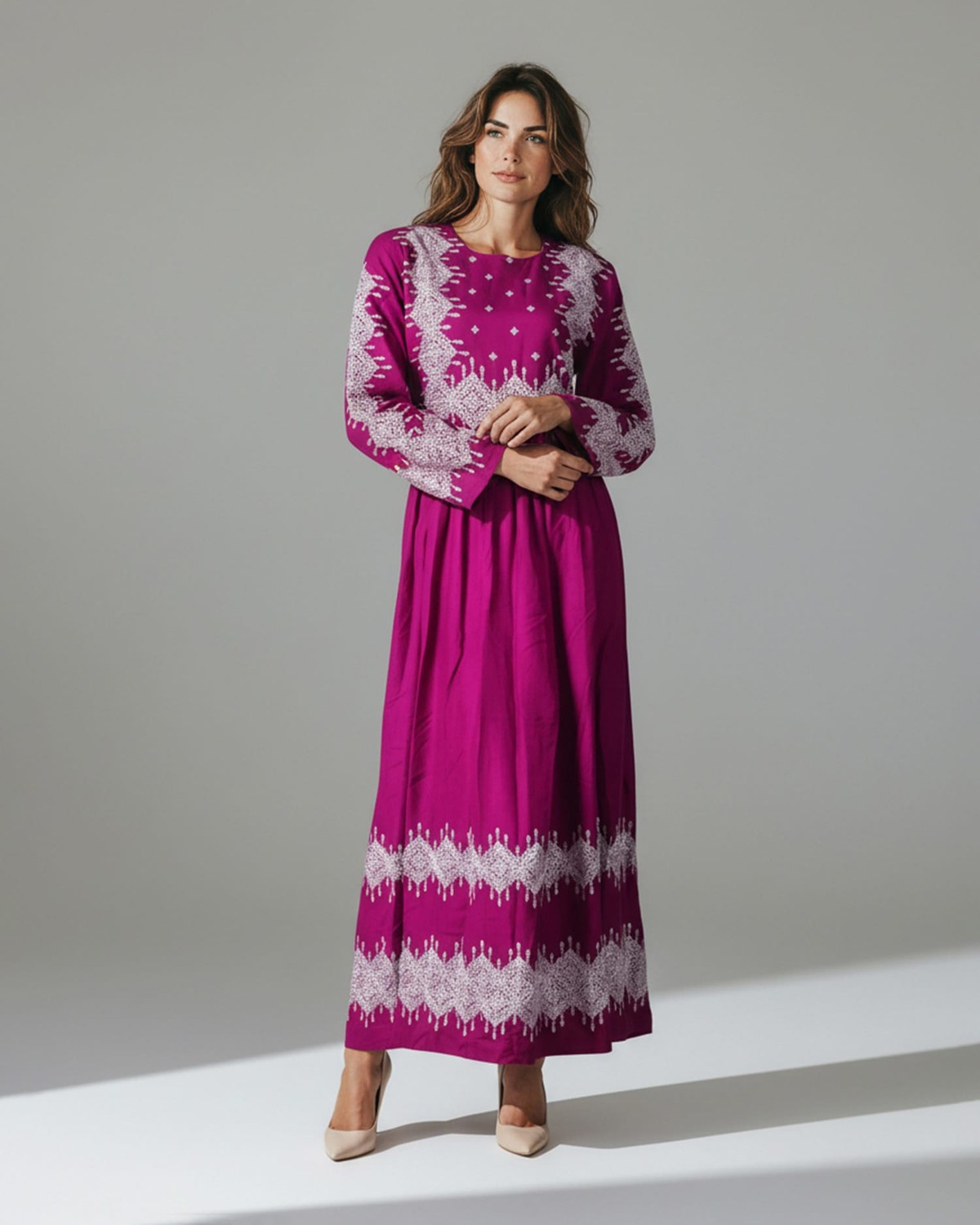 Afghani Hazara Purple Dress 3