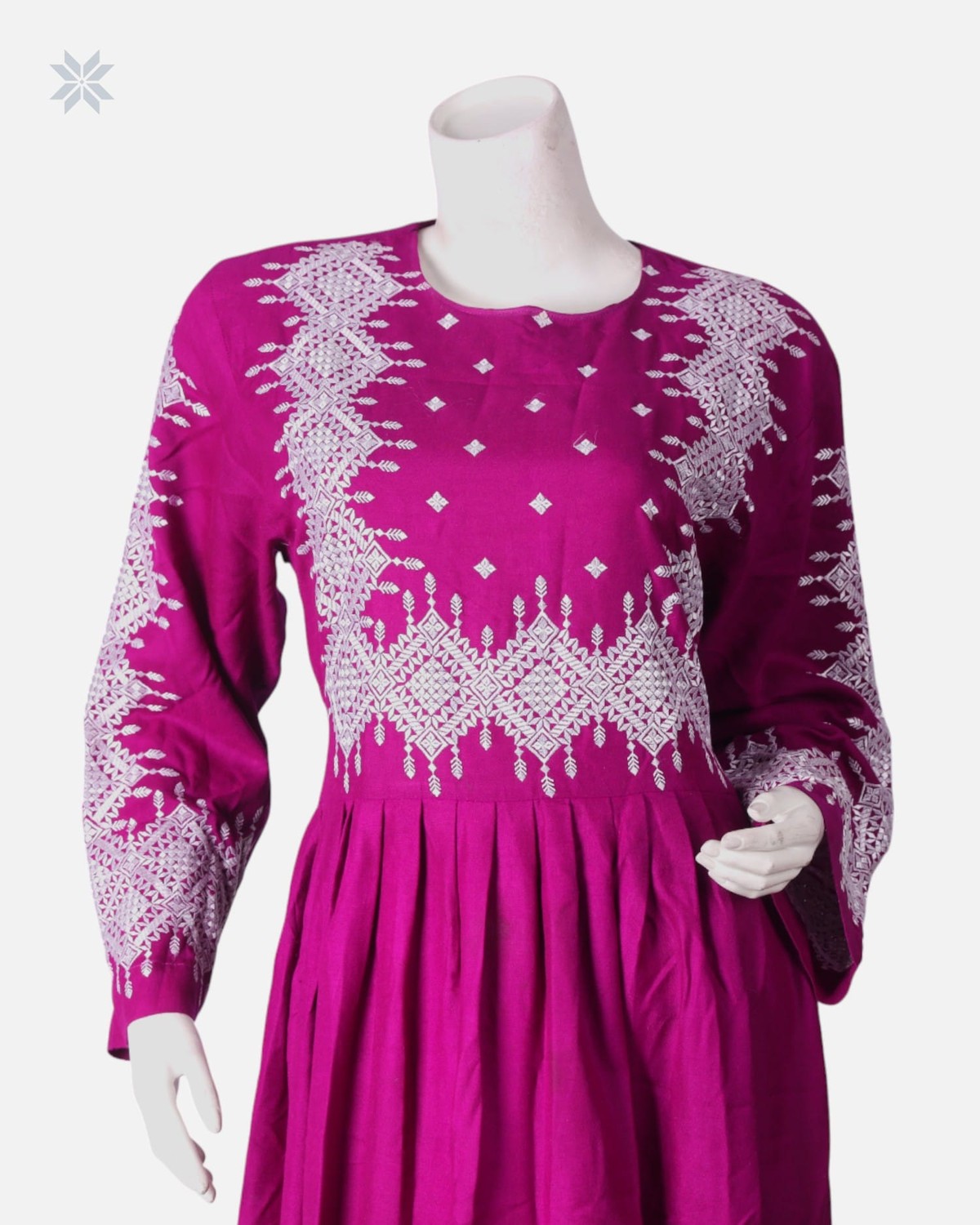 Afghani Hazara Purple Dress 2