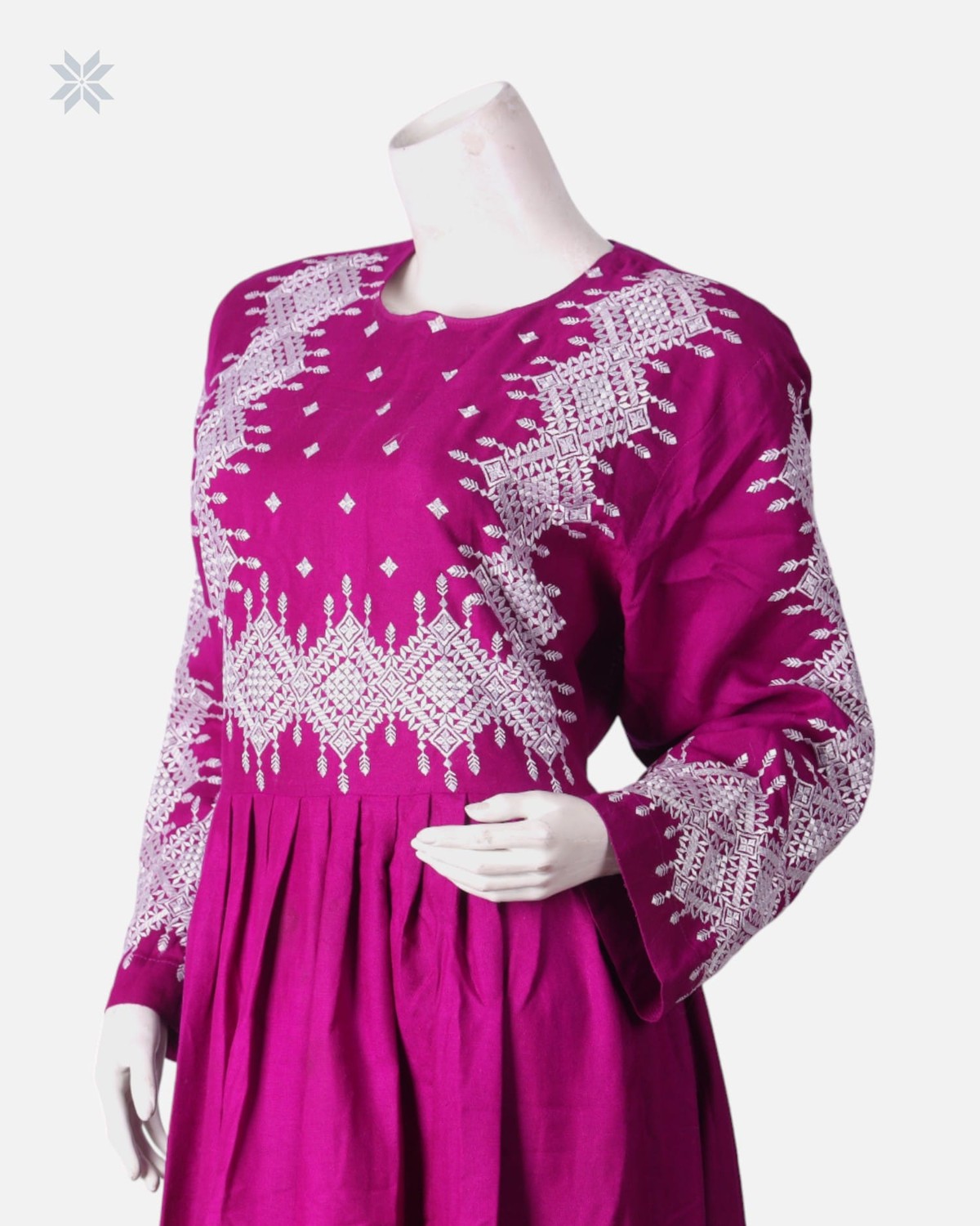 Afghani Hazara Purple Dress 1