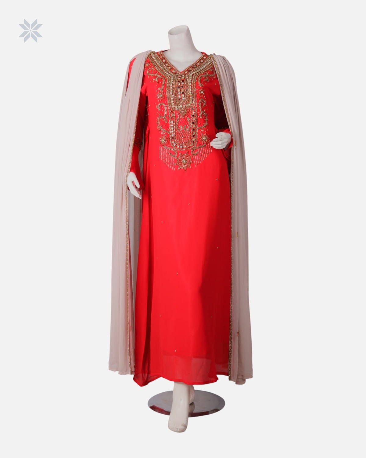 Traditional Arabic Two Piece Dress 5