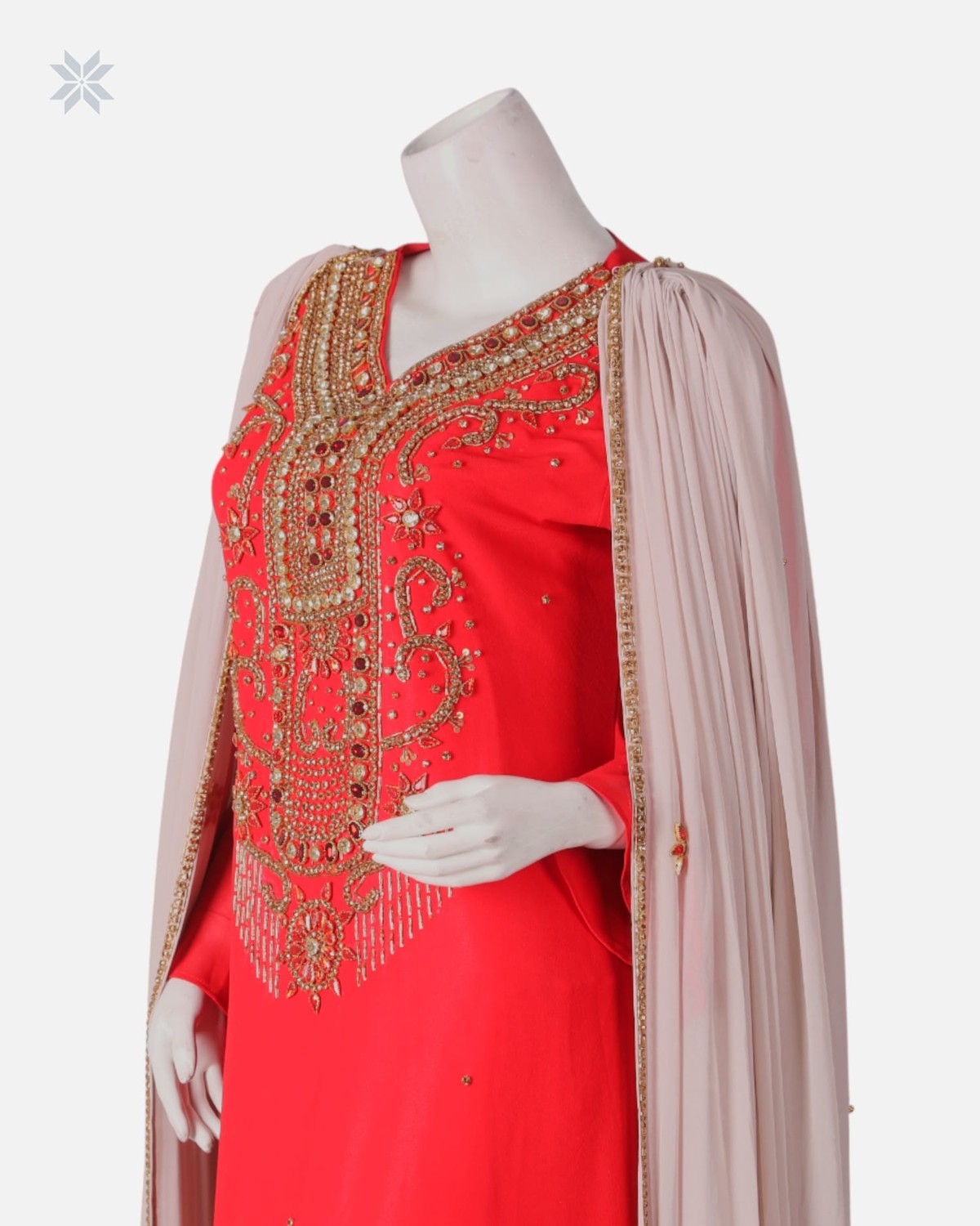 Traditional Arabic Two Piece Dress 2