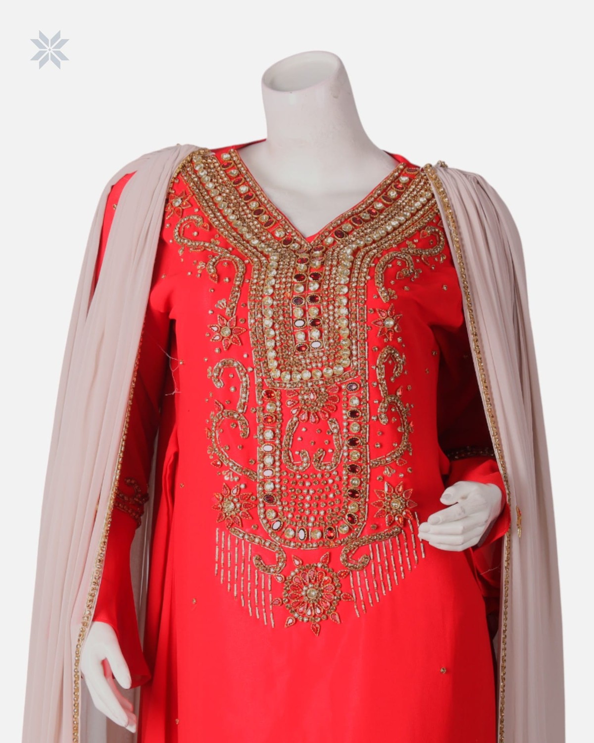 Traditional Arabic Two Piece Dress 6