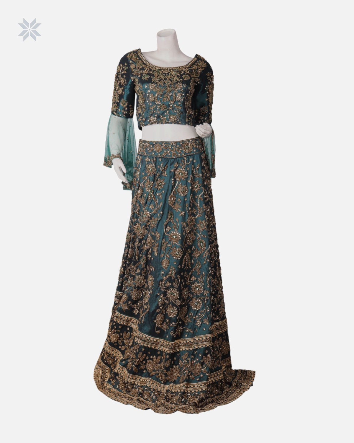 Luxury Bridal Lehenga Skirt Set 4