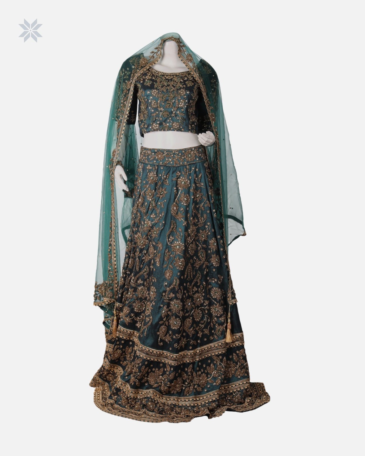 Luxury Bridal Lehenga Skirt Set 7