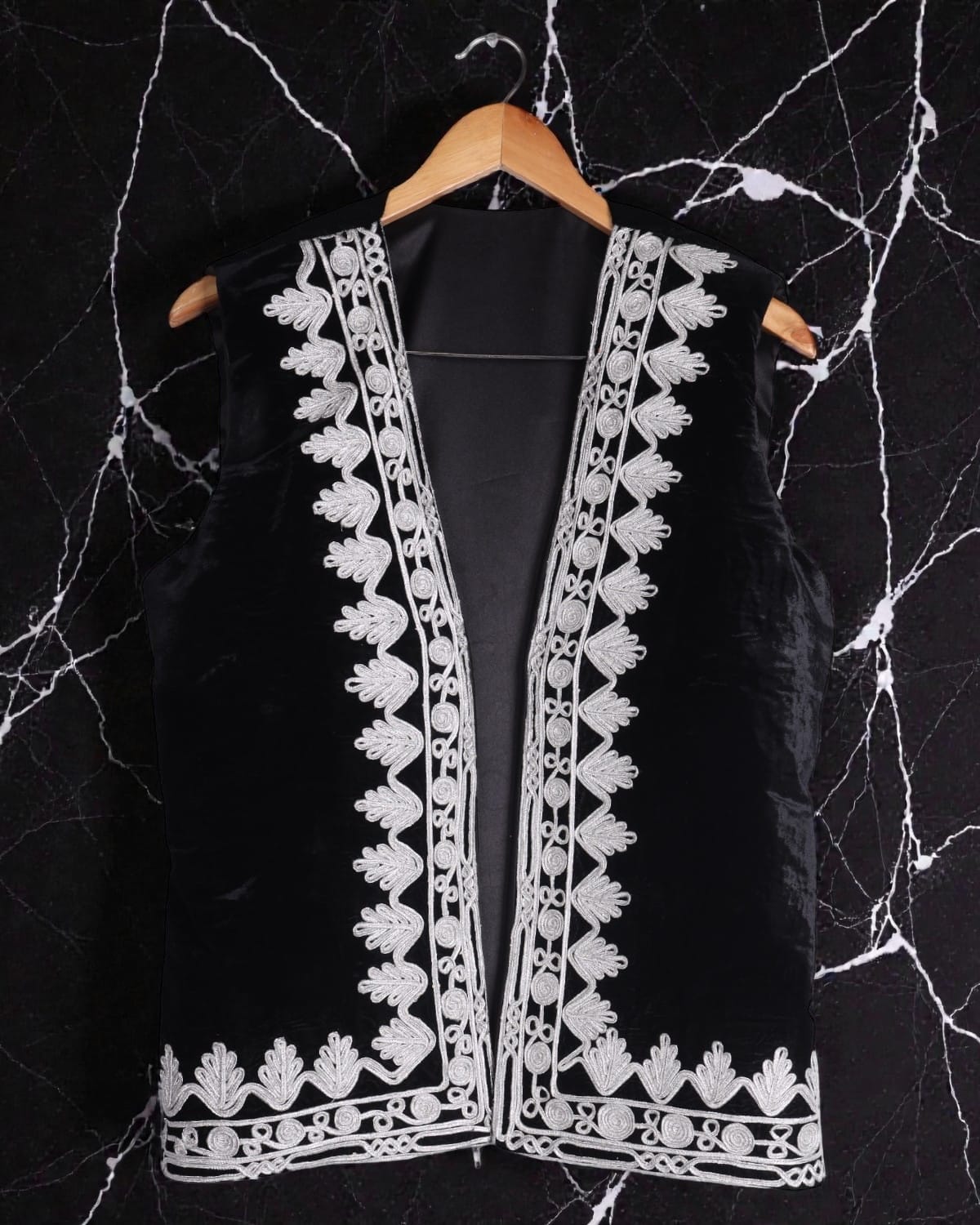 Velvet Men's Vest Handmade 3