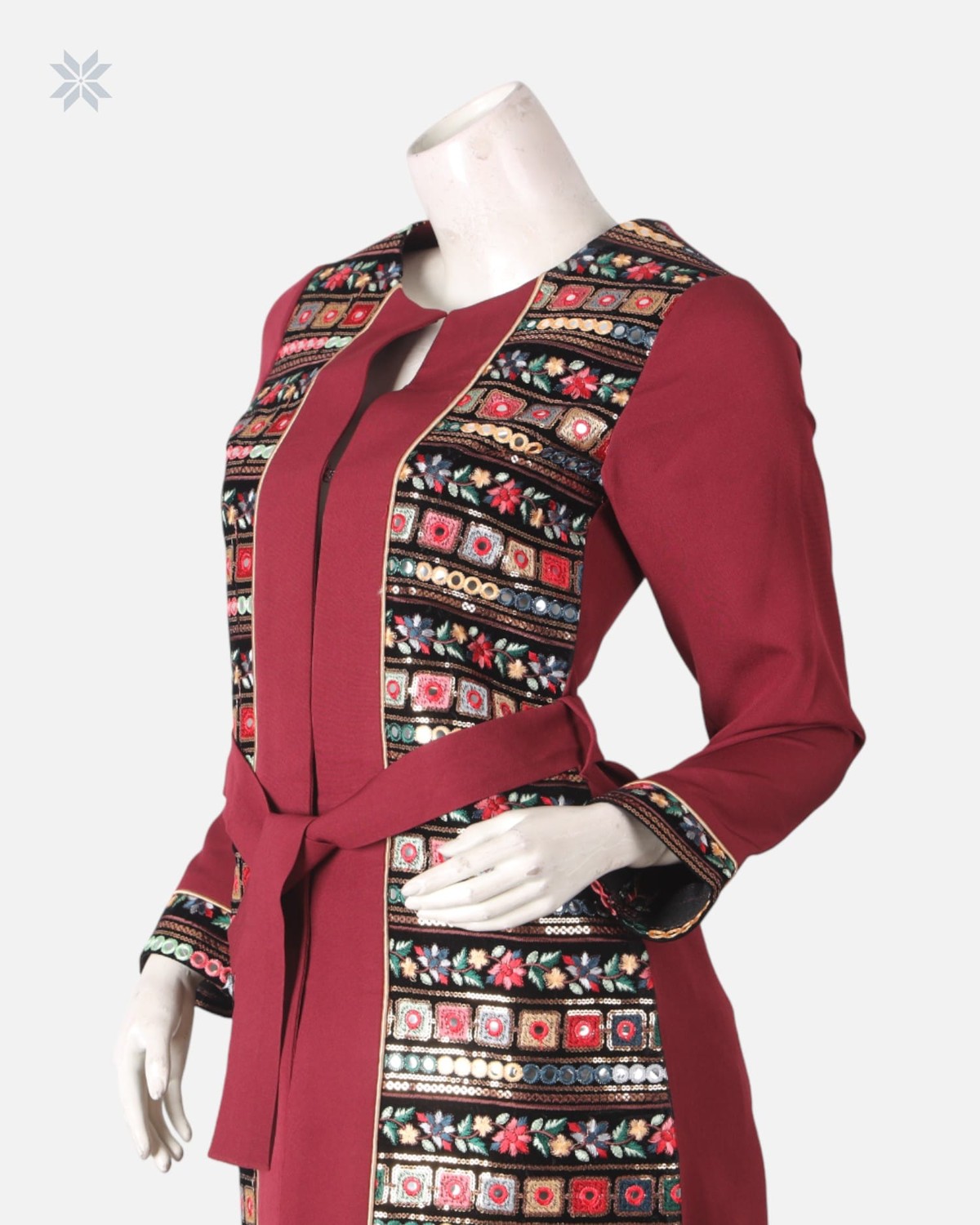 Afghan Cultural Handcrafted Jacket & Pants Set 6