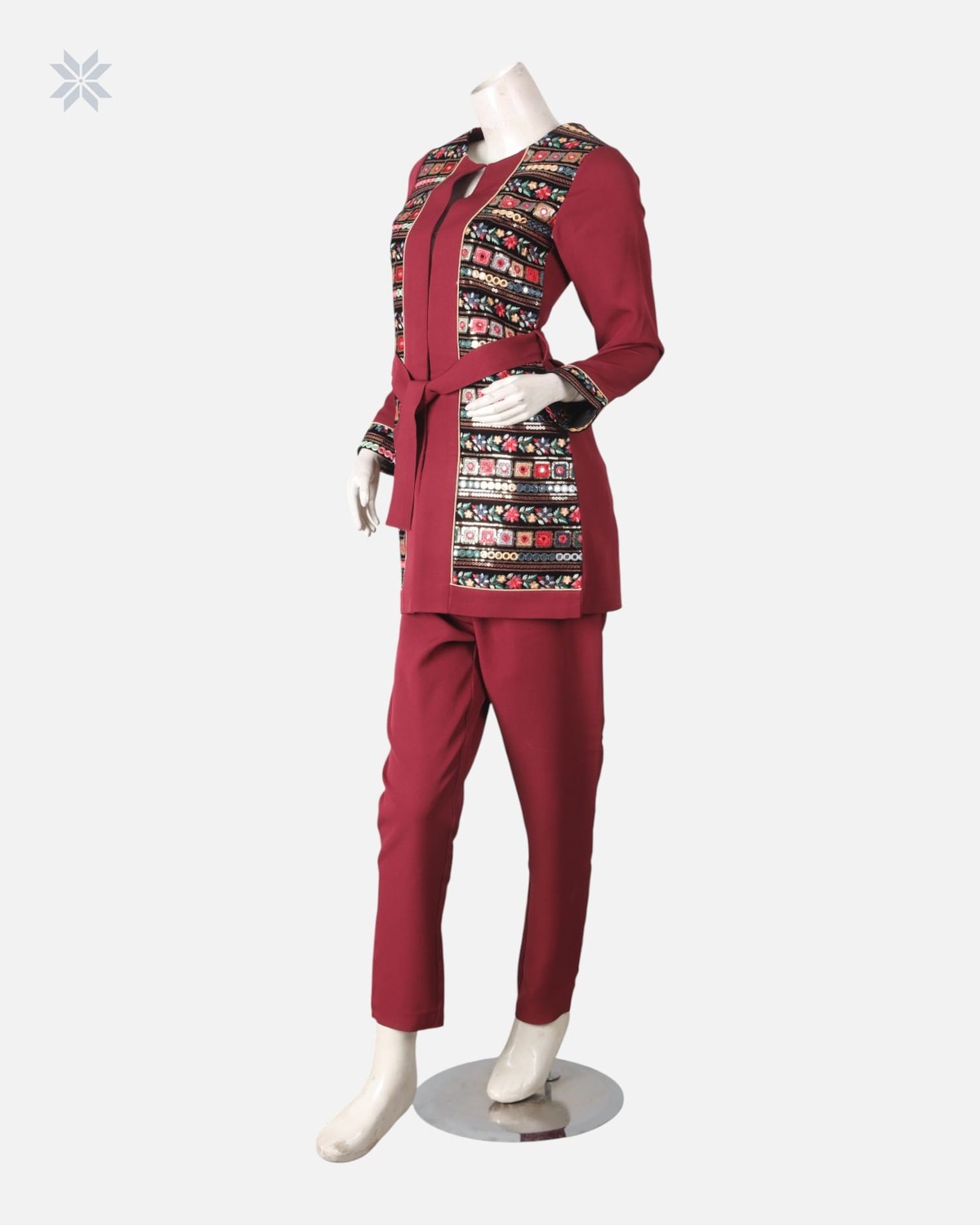Afghan Cultural Handcrafted Jacket & Pants Set 5