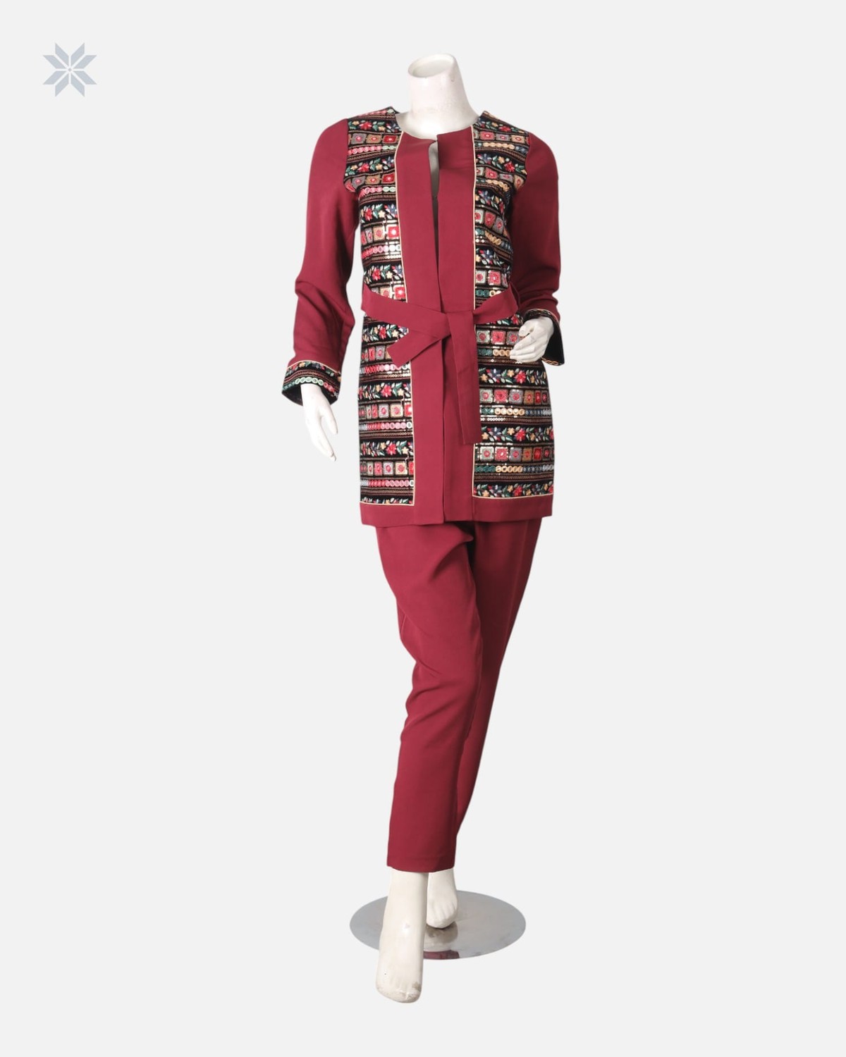 Afghan Cultural Handcrafted Jacket & Pants Set 1