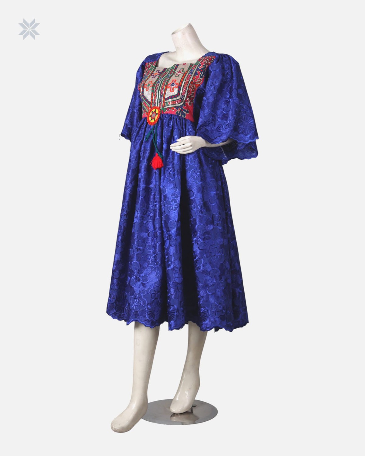Purple Handmade Dress For Women 8
