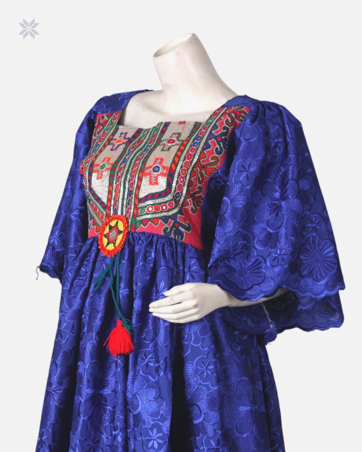 Purple Handmade Dress For Women 1