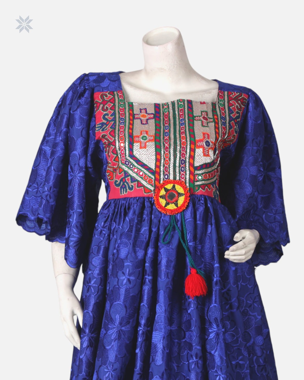 Purple Handmade Dress For Women 2
