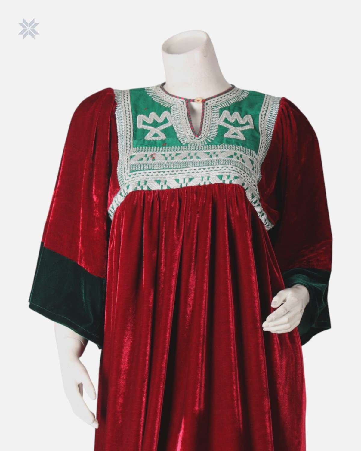 Luxurious Velvet Afghan Dress 5