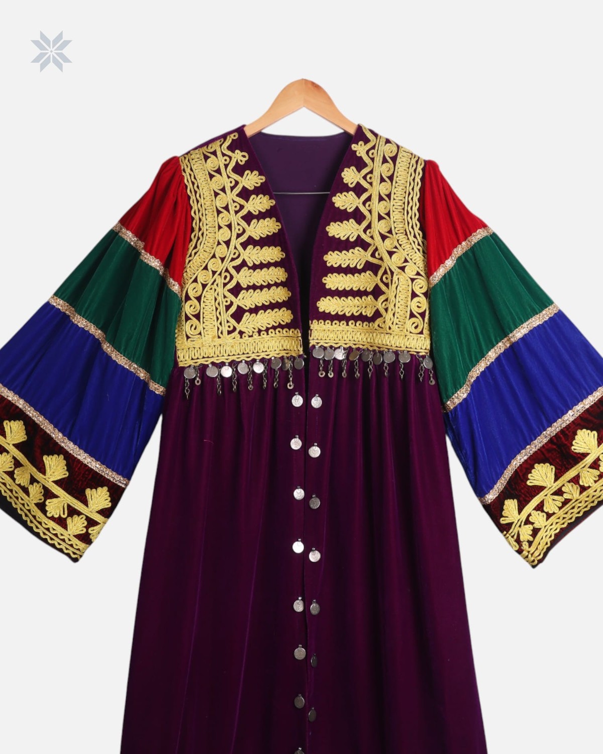 Afghan Traditional Chapen – Silk Velvet Chorma Dozi 3