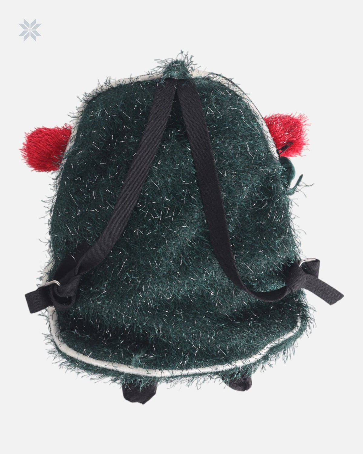Red and Green Plush Bag for Kids 5