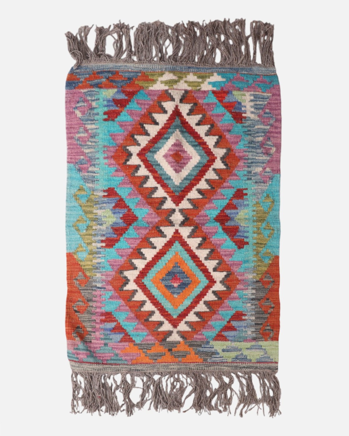 Handwoven Afghan Wool Kilim 2