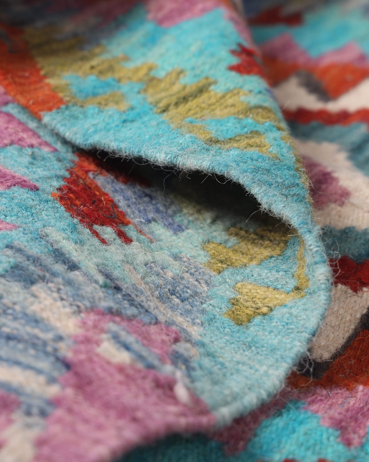 Handwoven Afghan Wool Kilim 1