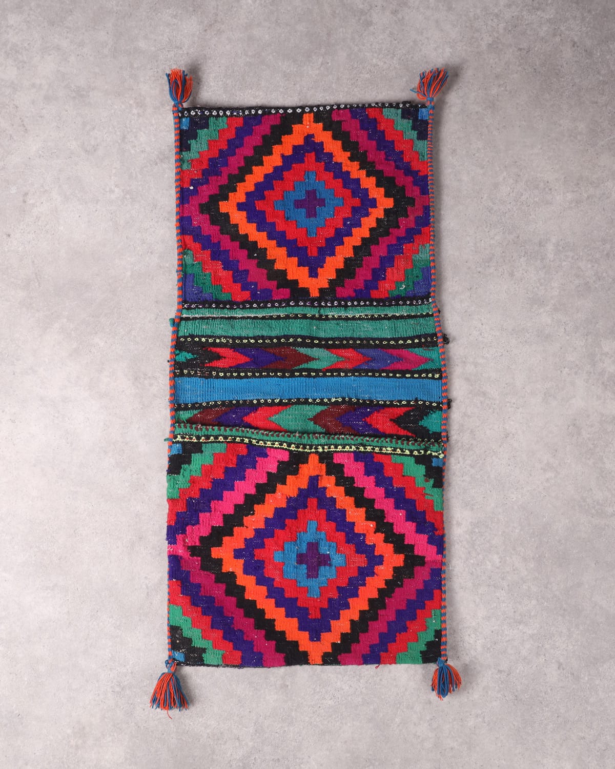 Colorful Handwoven Afghan Kilim 3