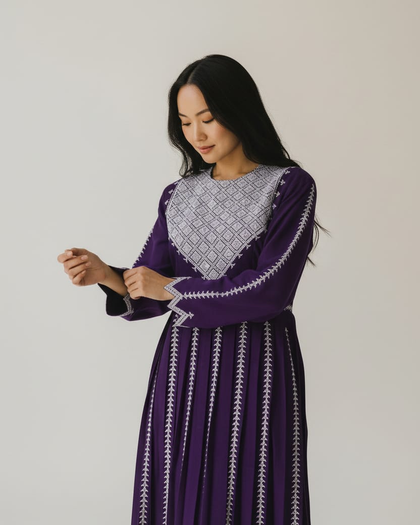 Purple Hazaragi Dress 5