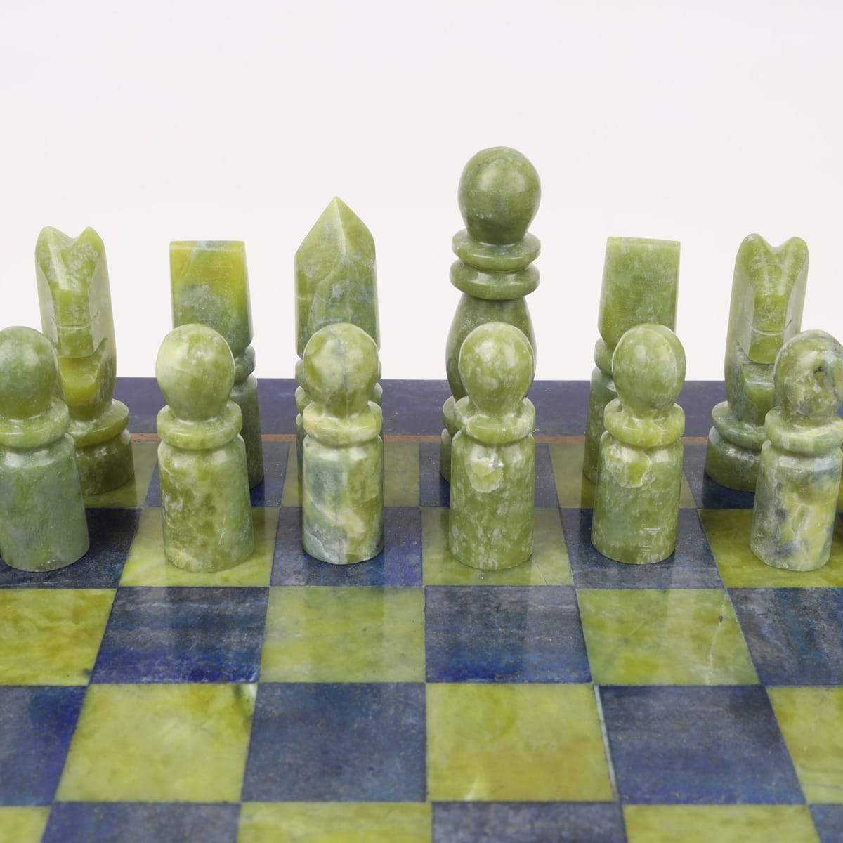 Luxury Lapis Lazuli Chess Set – Handcrafted Afghan Masterpiece 5