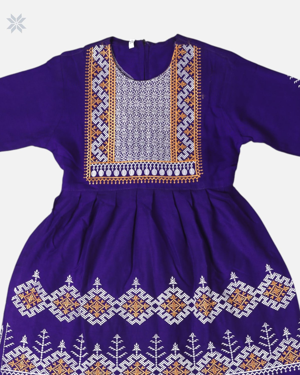 Purple Afghan Kids Dress Set 3