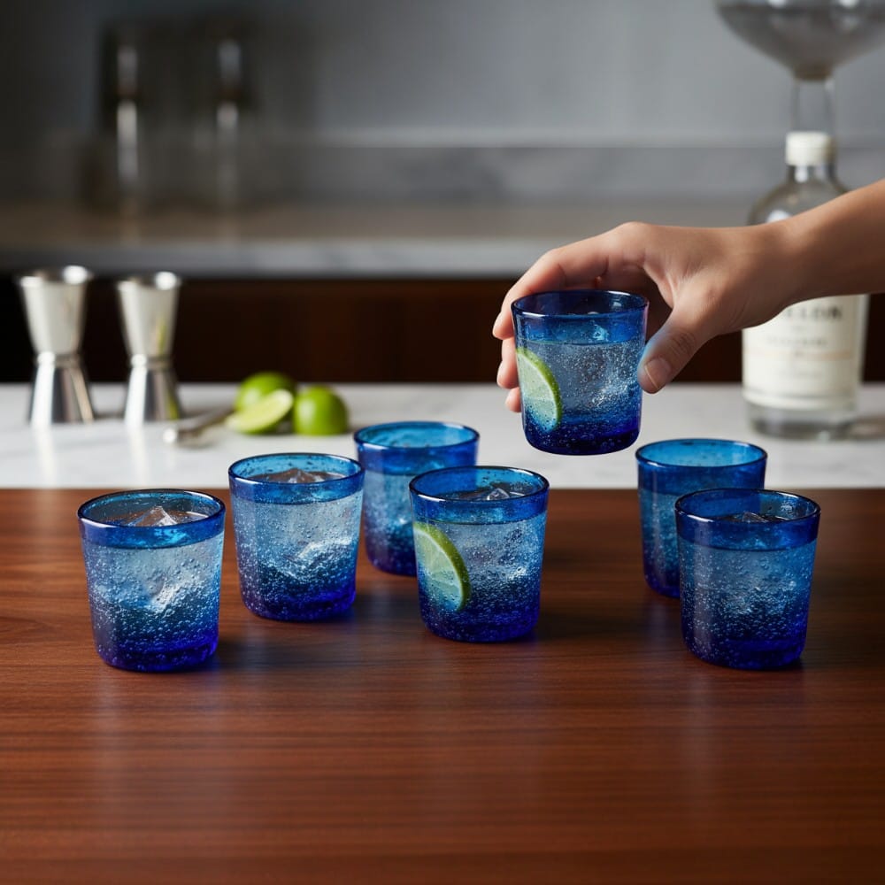 4-Piece Mini Glass Set, Small Shot Glasses 1
