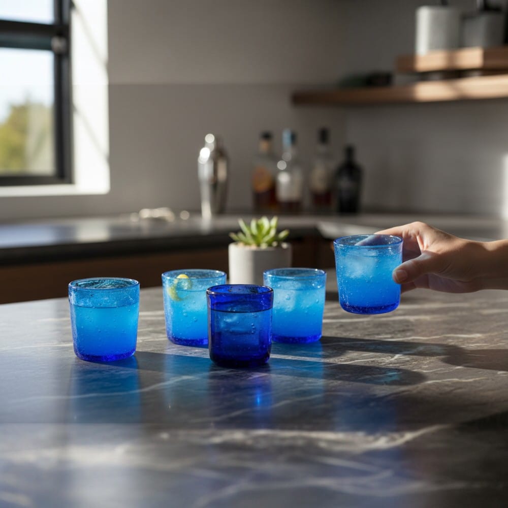 4-Piece Mini Glass Set, Small Shot Glasses 4