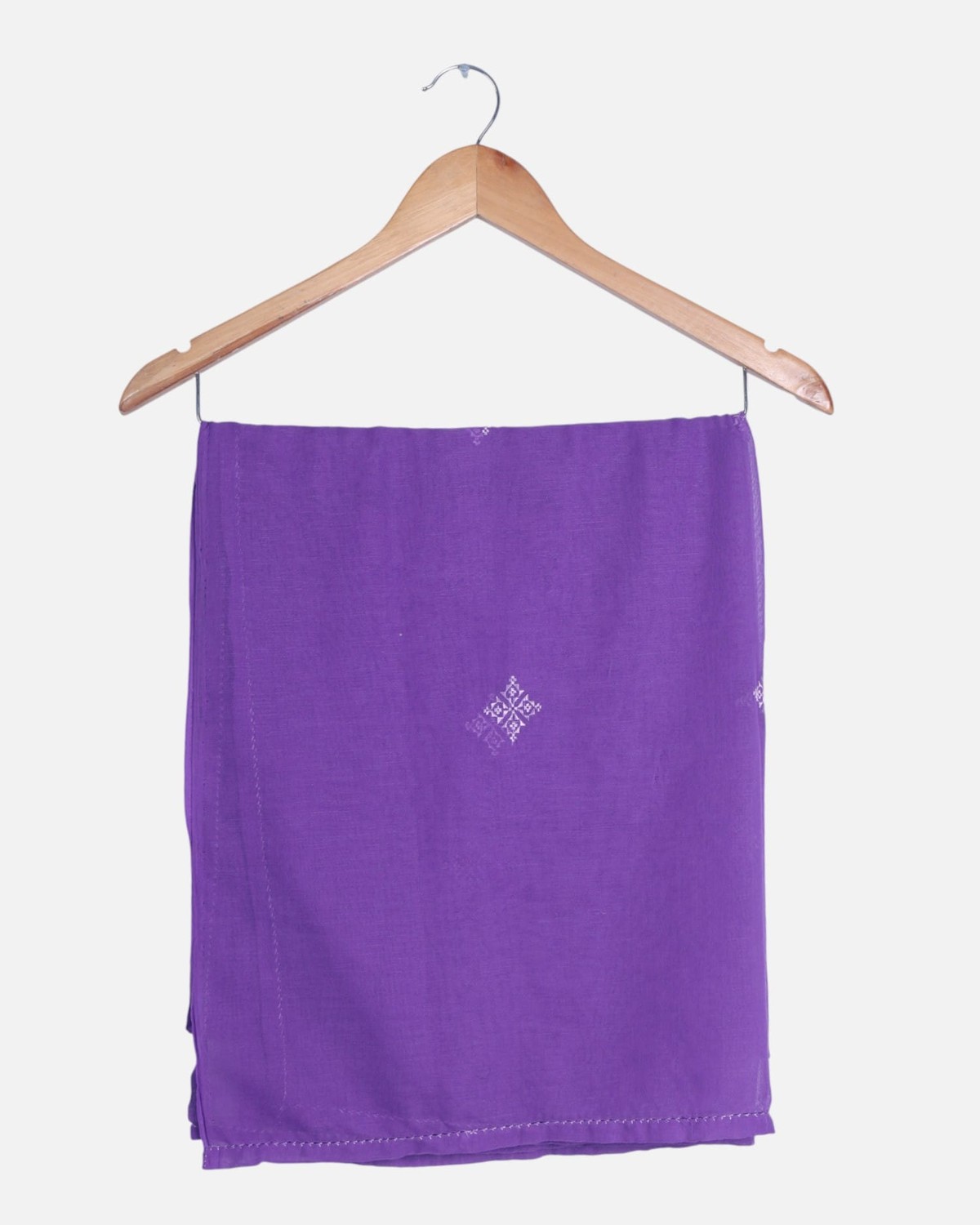 Women’s Purple Scarf with with Traditional Embroidery 3