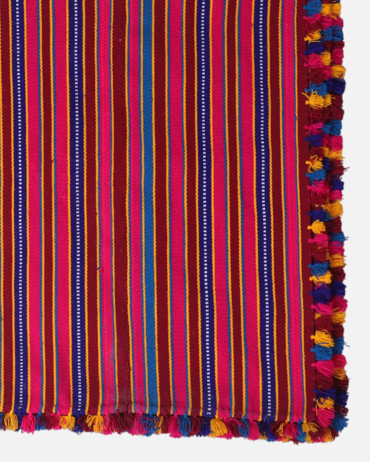 Table Cover, Multicolor Tribal Folk Art Textile, Decorative Table Runner 2